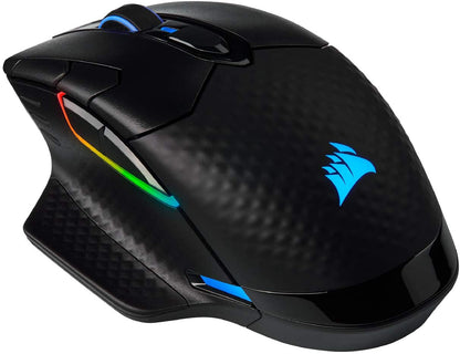 Unleash Your Gaming Potential with the Dark Core RGB Pro Wireless Gaming Mouse - Optical Precision, 18,000 DPI, and Stunning RGB Backlighting in Sleek Black